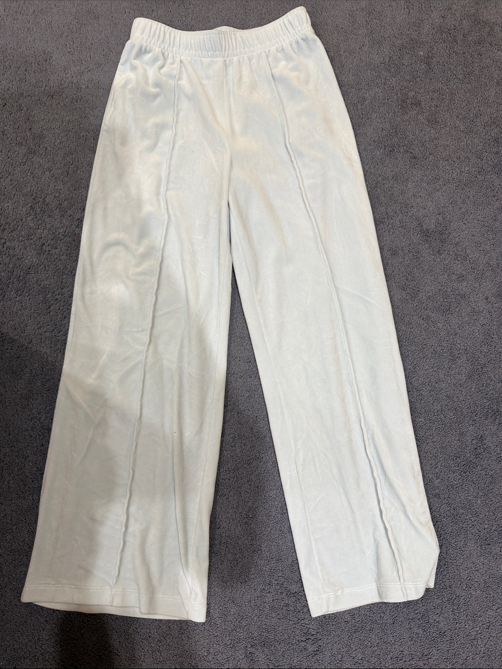 Forever 21 Light blue Elastic Waist Pants